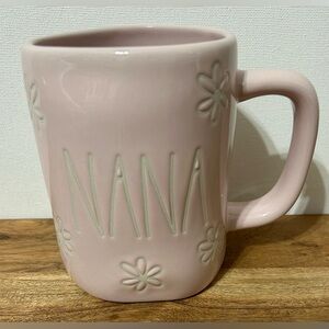 NEW Rae Dunn Pink “NANA” Coffee Mug 16 oz. Mother’s Day